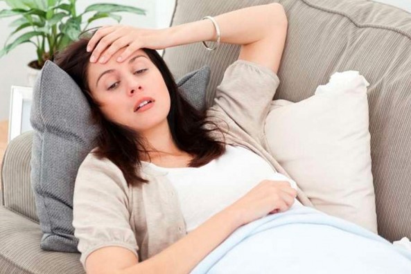 Bà bầu bị sốt