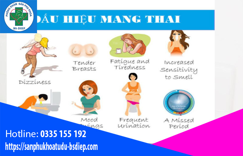 Dấu hiệu mang thai tháng đầu tiên